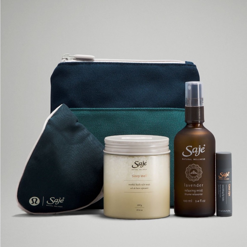 NWT Lululemon x Saje The Rest Kit